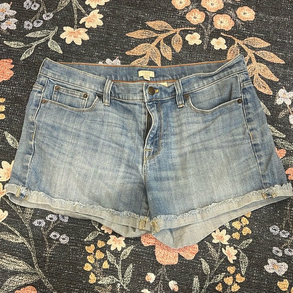 J. Crew Pants - J Crew jean cut off shorts